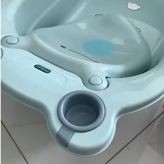 Chậu tắm ếch cho bé có van thoát nước tiện lợi, kích thước 85*50*32cm Cam Homeware