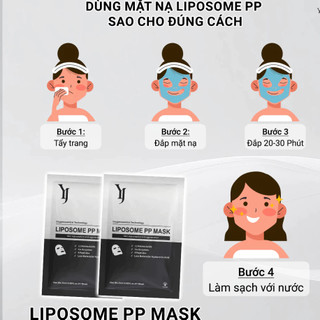[HÀNG CÔNG TY] Mặt nạ phục hồi, tái tạo da Yuejin Liposome PP Mask (1 hộp 10 miếng)