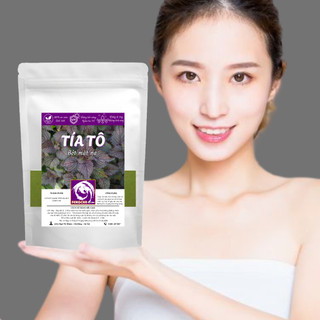 Bột mặt nạ tía tô nguyên chất giúp giảm mụn, ngừa sưng viem, hỗ trọ sáng da, mờ nám, giảm tàn nhang bịch 100gram