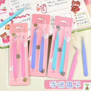 Bộ 2 Nhíp Gắp Mi Giả, Nhíp Đính Đá, Nhíp Làm Đồ Handmade