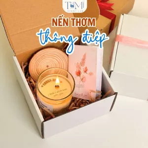 Set Quà Tặng Nến Thơm Thông Điệp Ẩn Theo Yêu Cầu,Tặng Người Yêu, Bạn Bè, Đồng Nghiệp