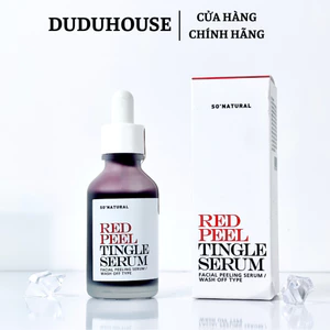 Tinh Chất Tẩy Da Chết Hóa Học So Natural Red Peel Tingle Serum 35ml Duduhouse