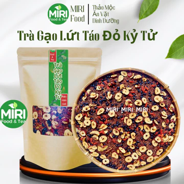 1Kg Trà GẠO LỨT TÁO ĐỎ KỶ TỬ MIRI, hỗ trợ giảm cân, đẹp da, sáng mắt, trà thảo mộc