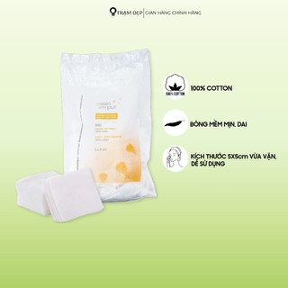 Bông Tẩy Trang Pháp Tetra Medical Carrés De Coton (500 miếng)
