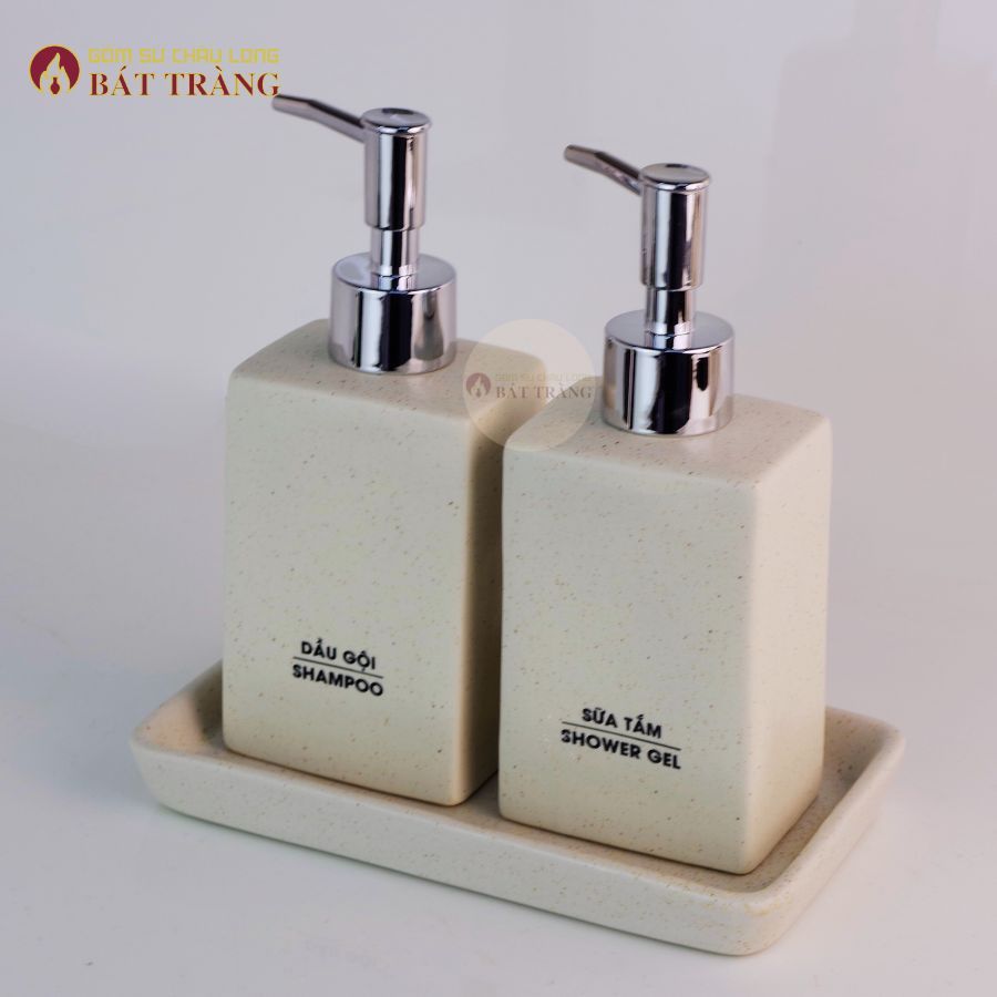 Bình Sứ Đựng Sữa Tắm Bát Tràng