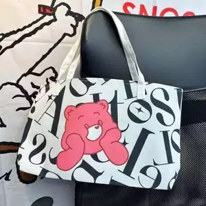 🌸TÚI TOTE XUẤT NHẬT DƯ- GẤU HỒNG SIÊU XINH🧸🌸 t4255