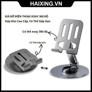 Giá Đỡ Điện Thoại, Máy Tính Bảng HỢP KIM NHÔM Xoay 360, Kệ Để Điện Thoại Xem Phim Livestream Các Loại
