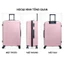Combo 2 Vali Kéo MIAvn Larita ZENI - Size 19/24 Inch, Nhựa PP Bền Bỉ, Hạn Chế Bể Vỡ, Khoá Số An Toàn