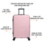 Vali Kéo MIAvn Larita ZENI - Size 19/24 Inch, Nhựa PP Bền Bỉ, Hạn Chế Bể Vỡ, Khoá Số, Bảo Hành Trọn Đời
