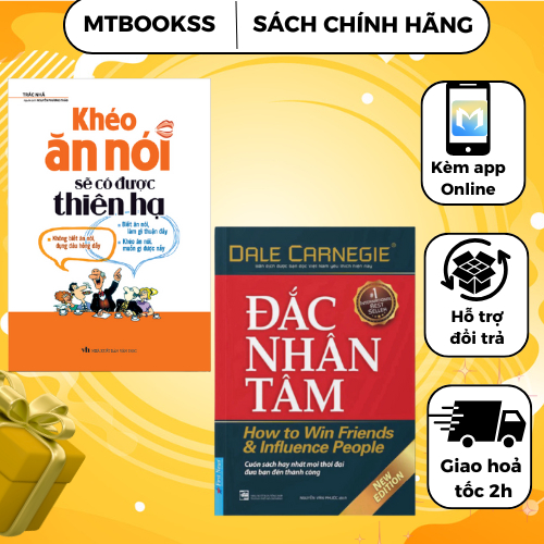 Combo Sách - Đắc Nhân Tâm + Khéo Ăn Nói Sẽ Có Được Thiên Hạ - Tái Bản