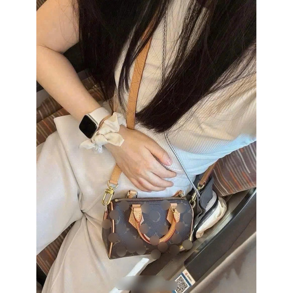 (Full-Box) Túi trống tặng kèm tag hot trend 2 dây đeo chéo đeo vai sang chảnh