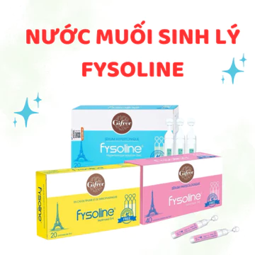 Nước muối sinh lý Fysoline nước muối sinh lý của Pháp giúp vệ sinh mắt mũi miệng cho bé SHOPBEBAO