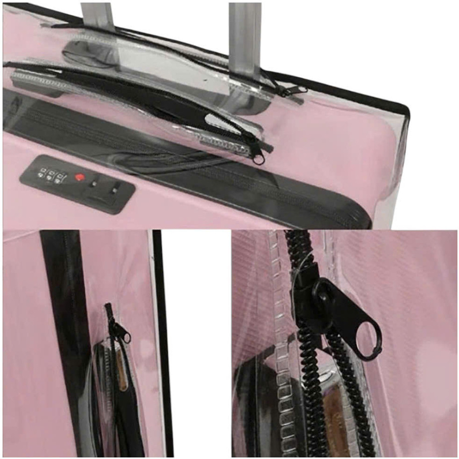 Trùm nhựa trong phủ vali thiếu niên 18-30inch M.E.N khe kéo gấp gọn tiện dụng [GIAO NHANH 2H]