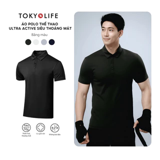Áo Polo nam Ultra Active dáng suông khô thoáng thấm hút tốt Menswear TOKYOLIFE 40000970