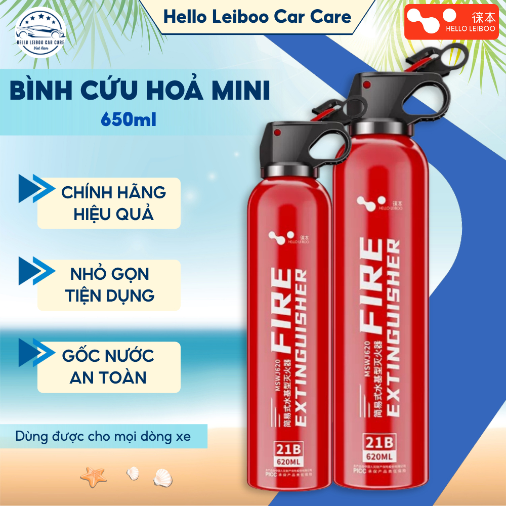 Bình Cứu Hỏa Mini Nhỏ Gọn Tiện Lợi - Hình ảnh thực tế