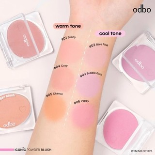 Phấn má hồng Odbo Iconic Powder Blush 4.2g OD1325