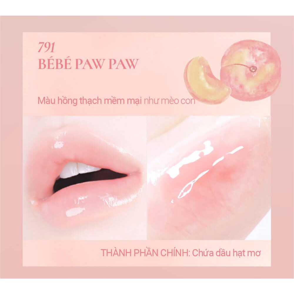 Mặt Nạ Dưỡng Môi Làm Mềm Môi, Giảm Nếp Nhăn, Cấp Ẩm Đêm Dinto Chubby Mocchi Jelly Paw Paw Lip Mask