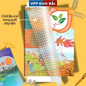 50 bọc sách Decal cao cấp đầy đủ 3 kích thước dùng cho học sinh từ lớp 1-12