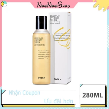 Nước hoa hồng Propolis Synergy Toner Cosrx Chống Lão Hóa chiết xuất từ keo mật ong 280ml