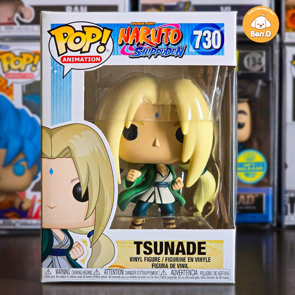 Figurine Pop Tsunade 730 Naruto - Icône de Konoha, 15cm