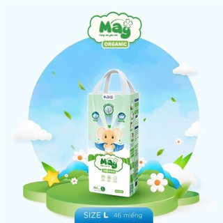 [Ko Quà] Bỉm Quần Mây Organic Siêu Mỏng, Chống Hăm, Thấm Hút Tốt Size S,M,L,XL,XXL Cho Bé