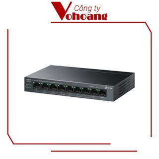 Switch 9 Cổng TP-Link LS109P với 8 Cổng PoE+ Công Suất Tối Đa 63W Vỏ Kim Loại