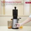 Máy ép trái cây rau củ nguyên quả Fujihome SJ50C Nhập Khẩu 750ml, máy ép chậm công suất 200W bảo vệ quá nhiệt chống kẹt