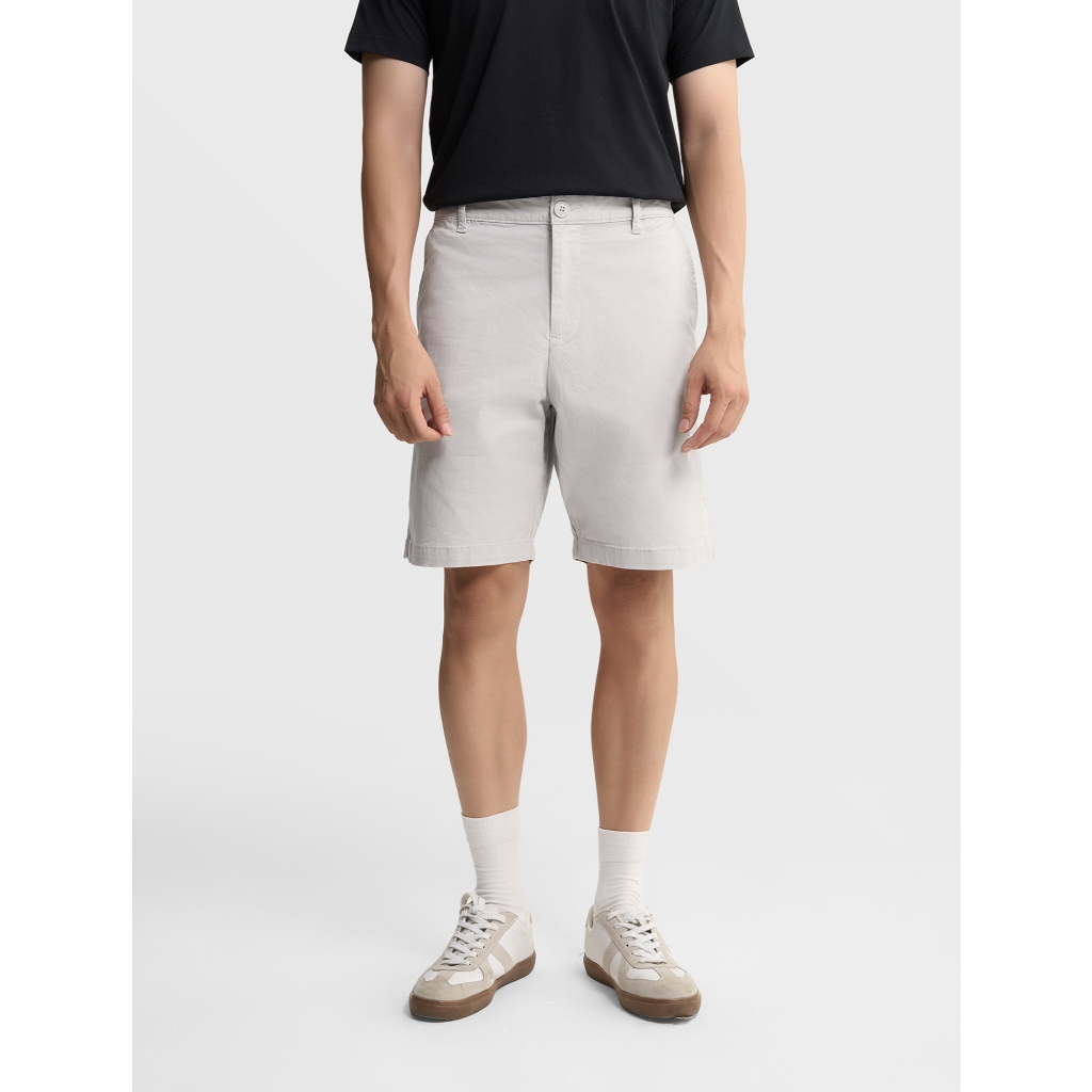 Quần short khaki nam CANIFA cài cúc rộng vừa 8BS25S008