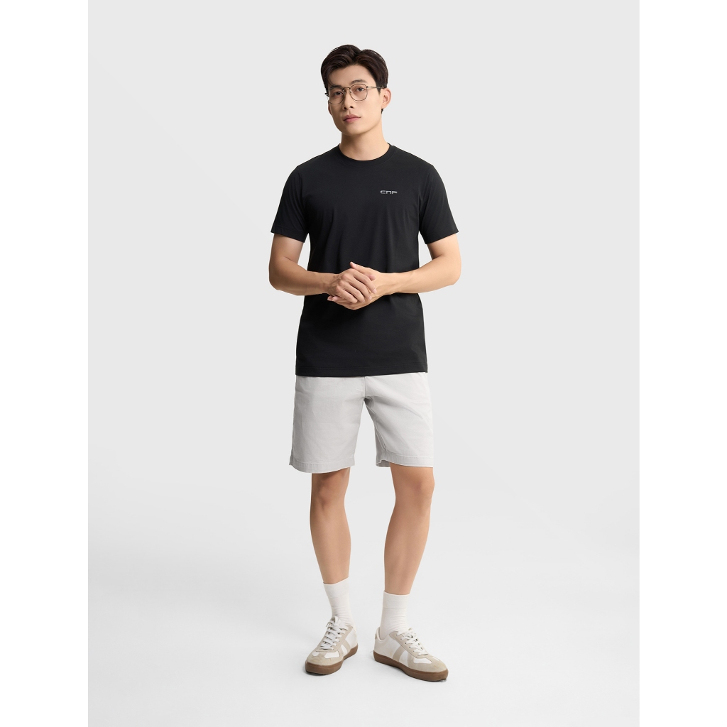 Quần short khaki nam CANIFA cài cúc rộng vừa 8BS25S008