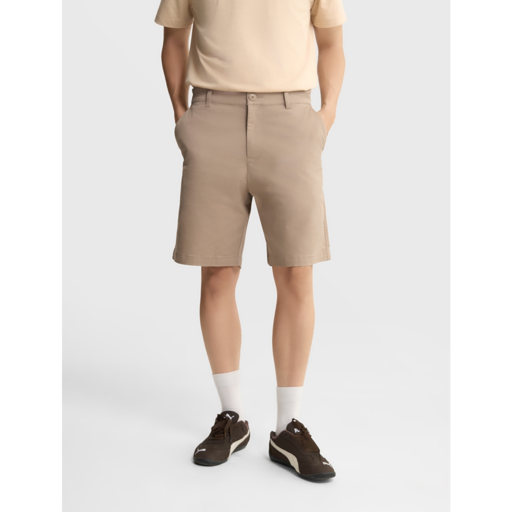 Quần short khaki nam CANIFA cài cúc rộng vừa 8BS25S008