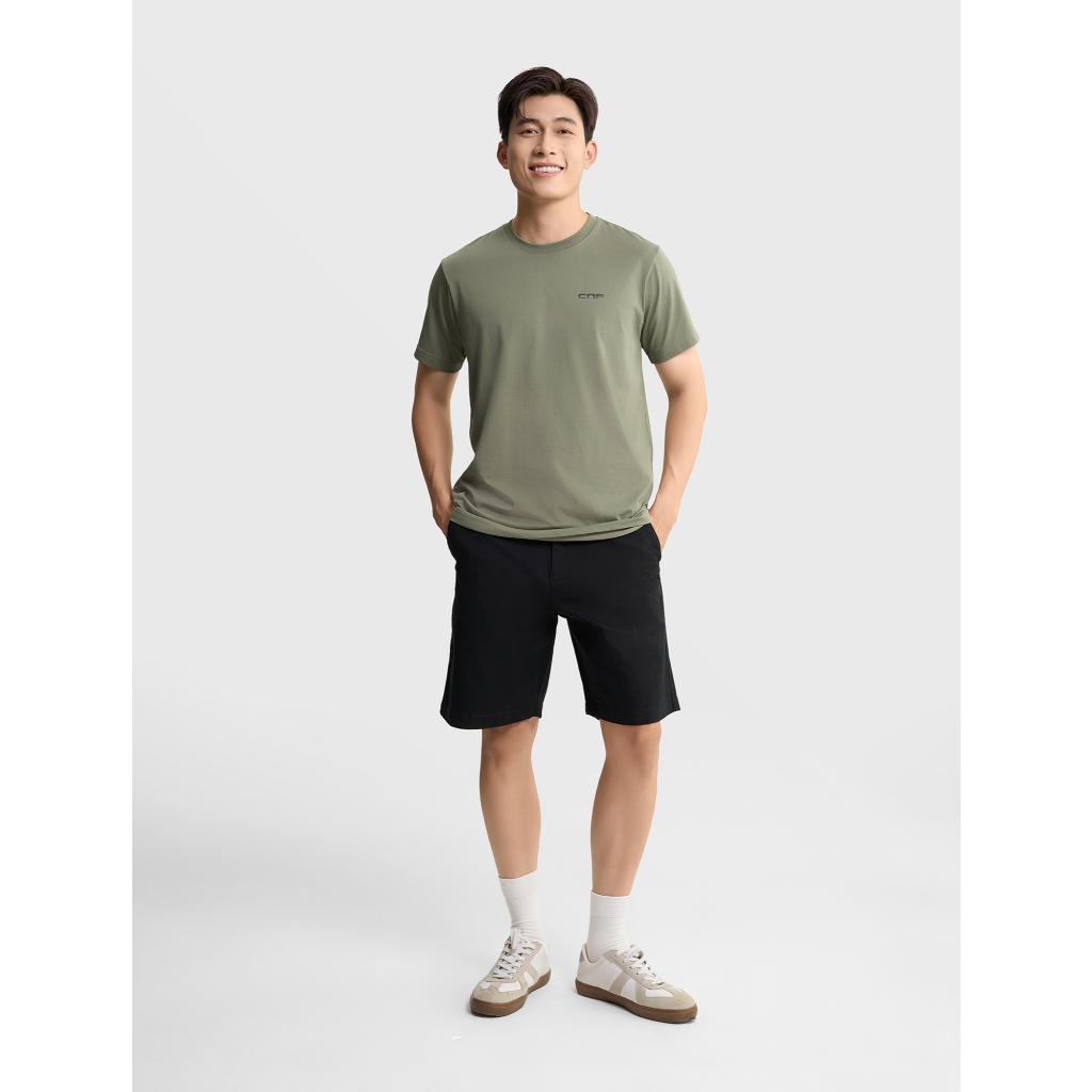Quần short khaki nam CANIFA cài cúc rộng vừa 8BS25S008