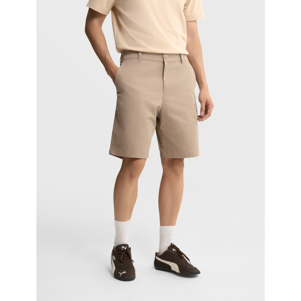 Quần short khaki nam CANIFA cài cúc rộng vừa 8BS25S008