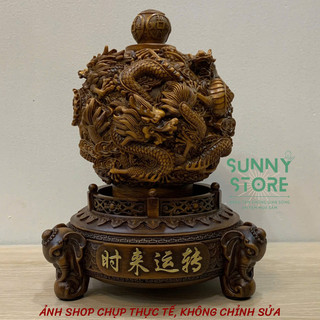 Đỉnh càn khôn, Quả cầu phong thủy, Tượng rồng, Tượng phong thủy, Decor Trang trí nhà cửa, Quà tặng ý nghĩa - SUNNY