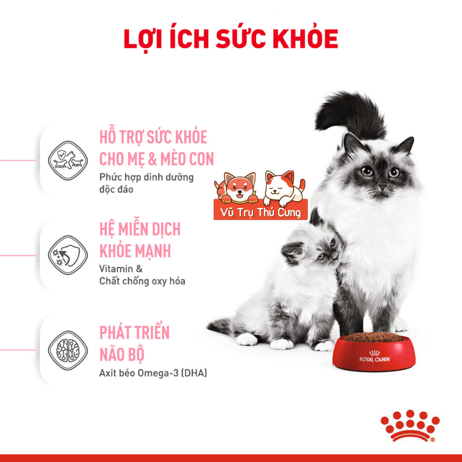 (4Kg) Hạt Cho Mèo Con Royal Canin Mother & BabyCat