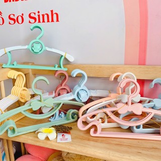 Set 5 móc treo quần áo cao cấp cho bé, móc treo đồ cho bé