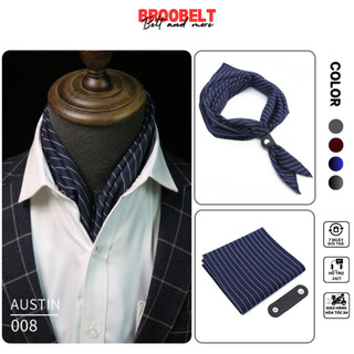 Khăn turban quàng cổ nam nữ đơn giản 60x60cm vải poly cao cấp nhiều màu trang nhã KÈM NÚT DA PKK05