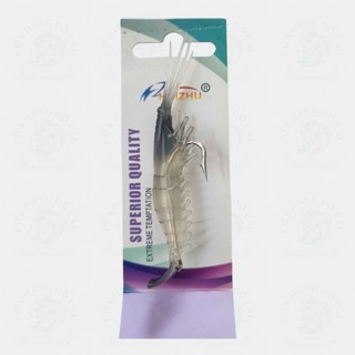 Mồi Câu Cá Giả Tôm Vĩ Có Lưỡi SUPERIOR