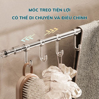 Giá Treo khăn, treo giày dép, đồ dùng nhà tắm nhà bếp, Thanh treo tường hút chân không