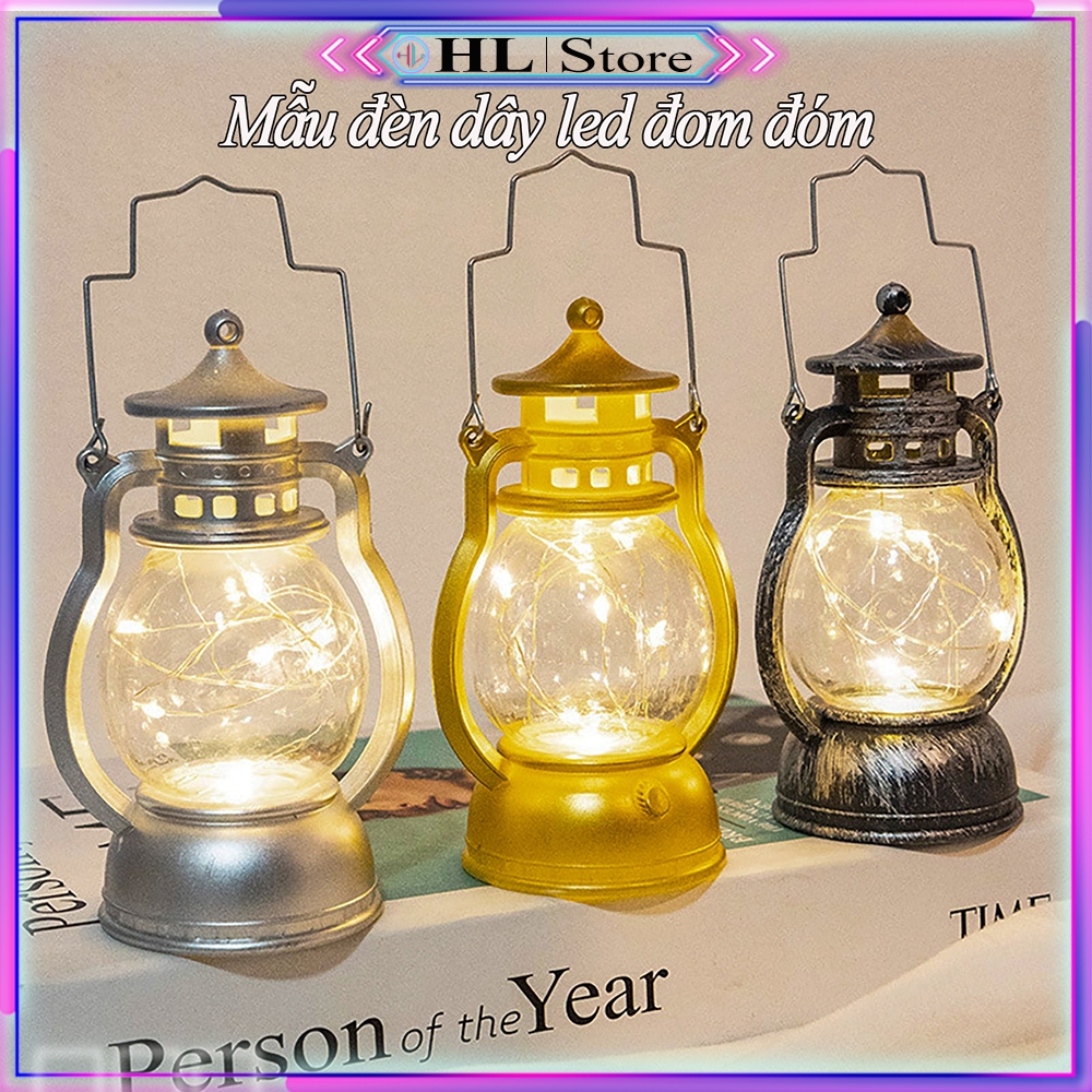 Đèn LED mini 12cm phong cách cổ điển – Sử dụng pin an toàn, tiện lợi – Decor trang trí, cắm trại | BigBuy360 - bigbuy360.vn