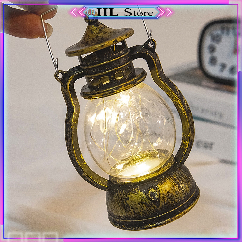 Đèn LED mini 12cm phong cách cổ điển – Sử dụng pin an toàn, tiện lợi – Decor trang trí, cắm trại | BigBuy360 - bigbuy360.vn