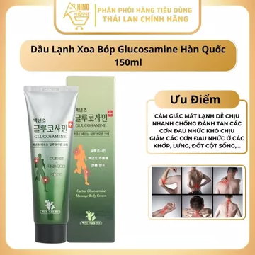 Dầu Lạnh Xoa Bóp Glucosamine 150ml Hàn Quốc, Dầu Xoa Bóp Nhức Mõi, Giúp Giảm Đau - Hinohouse