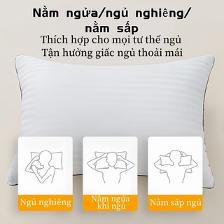 ruột gối nằm standard bông sợi 3d chống xẹp lún - 1 chiếc