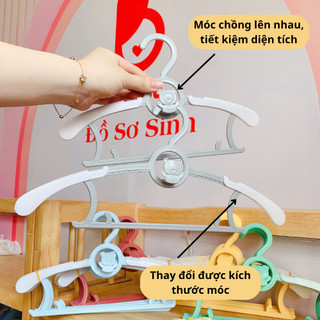 Set 5 móc treo quần áo cao cấp cho bé, móc treo đồ cho bé