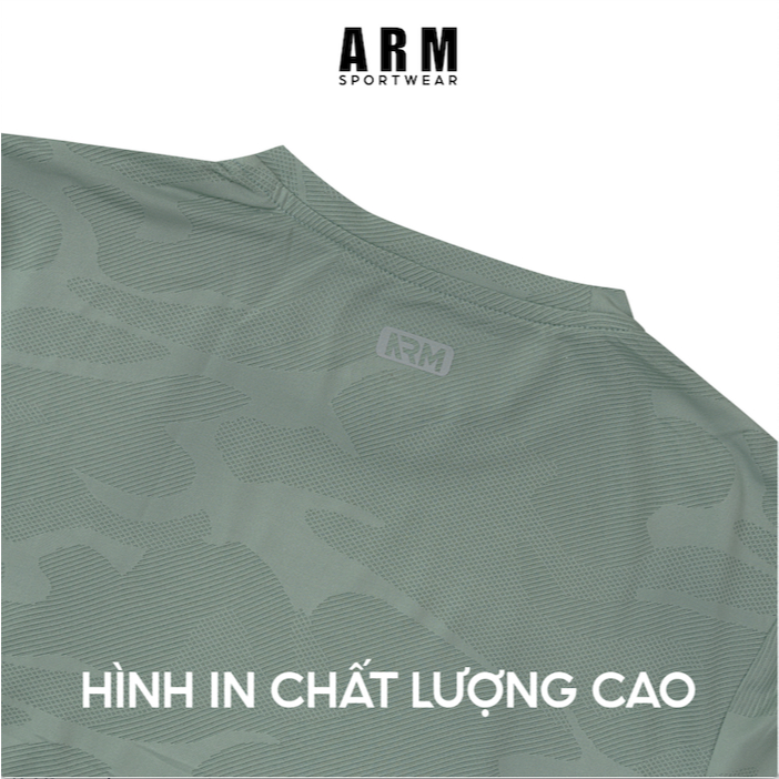 Áo Thun Thể Thao Nam JACQUARD SEAMLESS AR chất vải mát lạnh, co giãn thoải mái, tập gym, chạy bộ