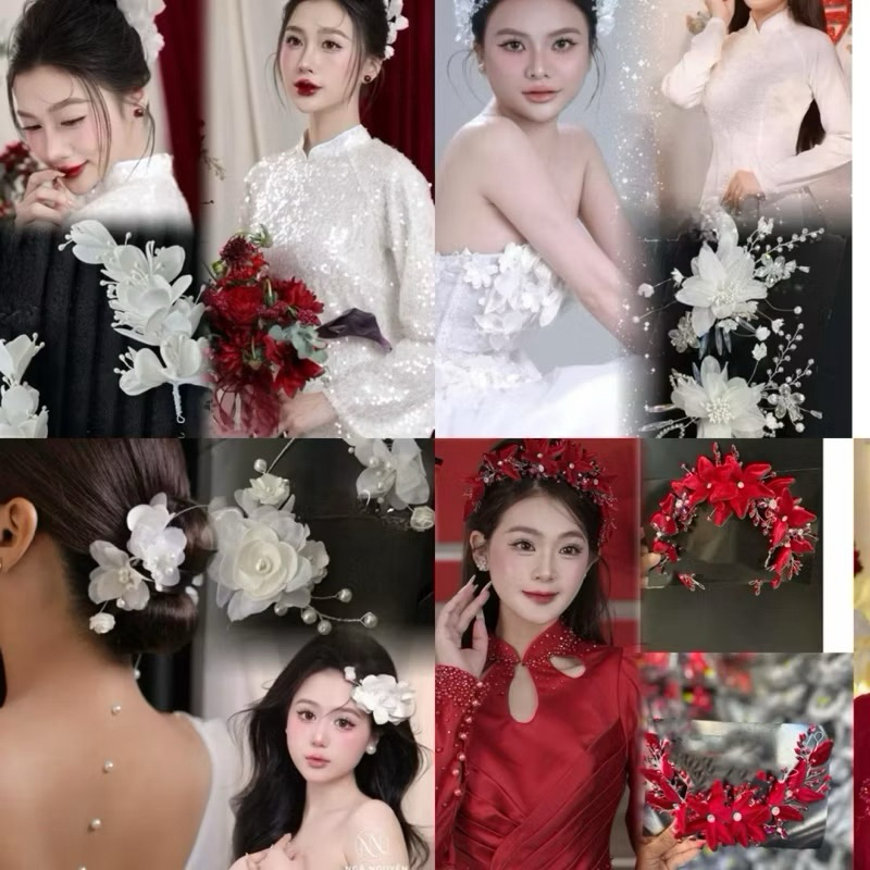 🌸Cài hoa cô dâu xinh nhẹ nhàng cho ngày cưới(1 chiếc )|PHUKIENCUOIYENLINH