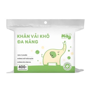 Combo 2 bịch khăn vải khô đa năng cao cấp Mây organic 800g mềm mỏng nhẹ
