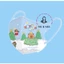 Khẩu Trang Hoạt Hình Noel Cho Bé 4-12T