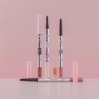[FLORTTE] bút kẻ bọng mắt FLORTTE Bút kẻ mắt Hai đầu bút tạo khối phấn bắt sáng bút bóng