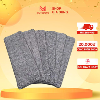 Bông lau nhà thay thế gài 2 đầu kích thước 33x12,Bông lau nhà lau sàn lau kính thay thế