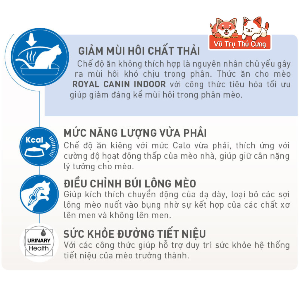 (Túi Chiết) Hạt cho Mèo trưởng thành Royal Canin Indoor
